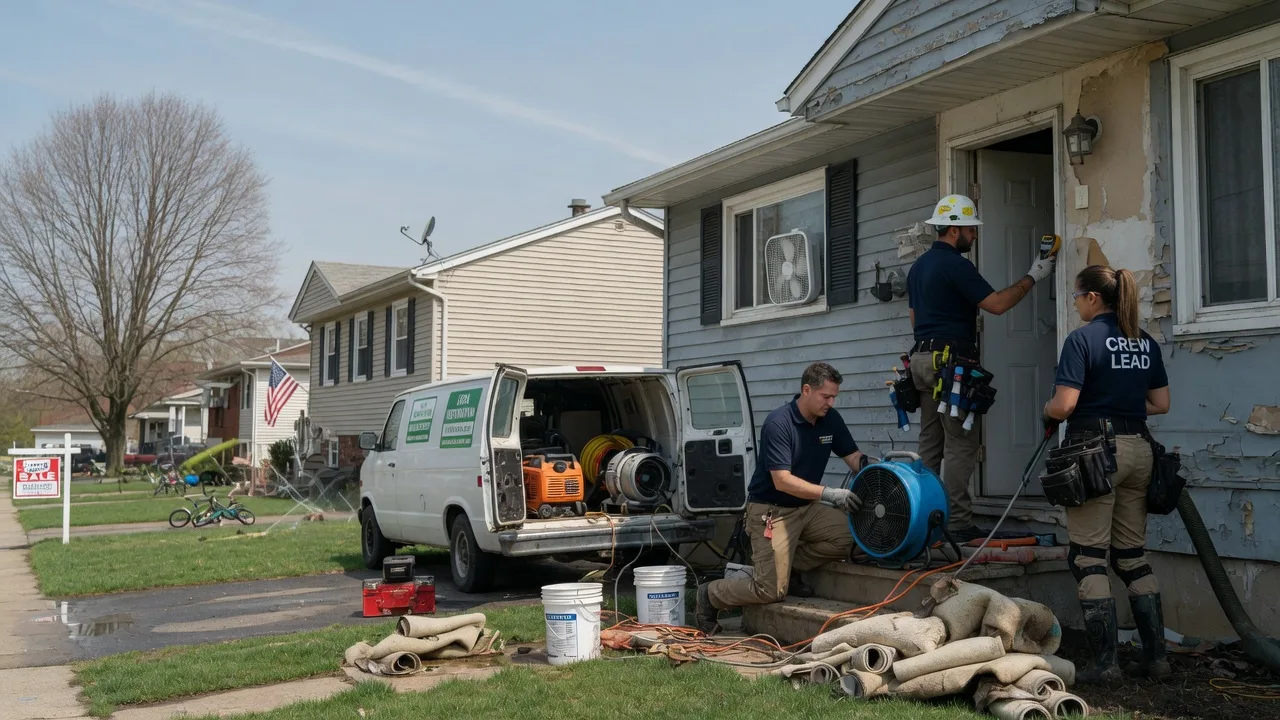 Flood Cleanup in Llewellyn, PA near me